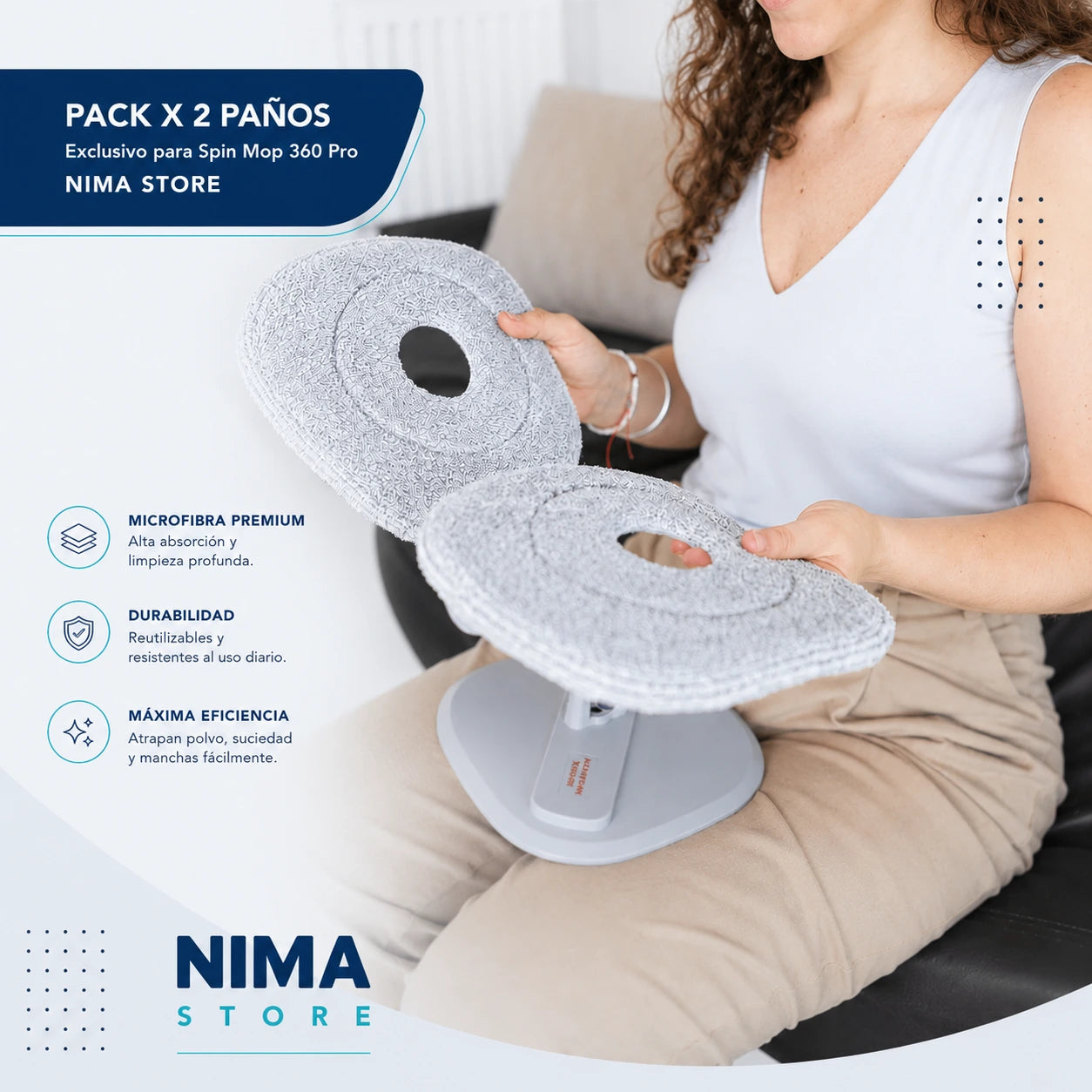 Spin Mop 360 Pro™ – Separa El Agua Limpia De La Sucia
