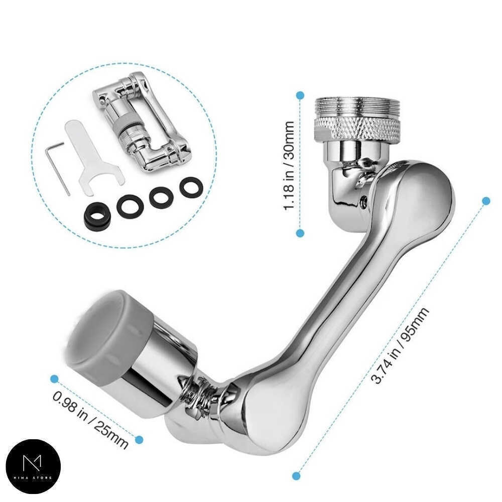 Extensor Para Canilla Anti Splash 360° Cocina y Baño (PLASTICO)