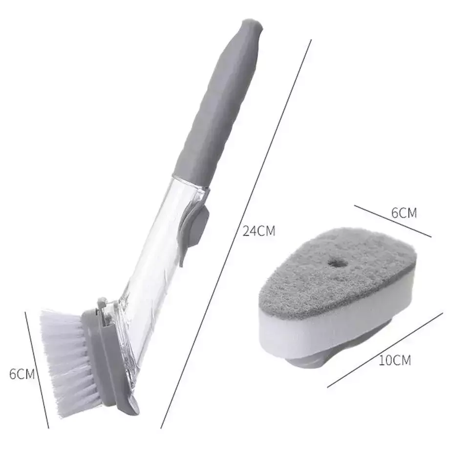 Cepillo Con Dispenser Multiuso
