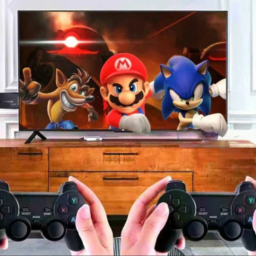 Consola Retro Con 2 Joystick (+10.000 Juegos Incluidos)