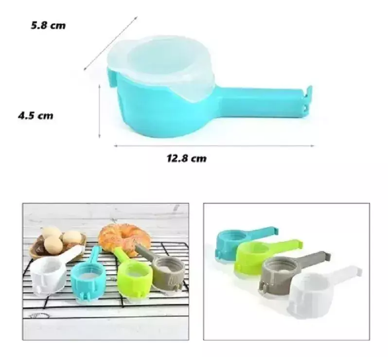 Clip Cierra Bolsa Con Pico Vertedor