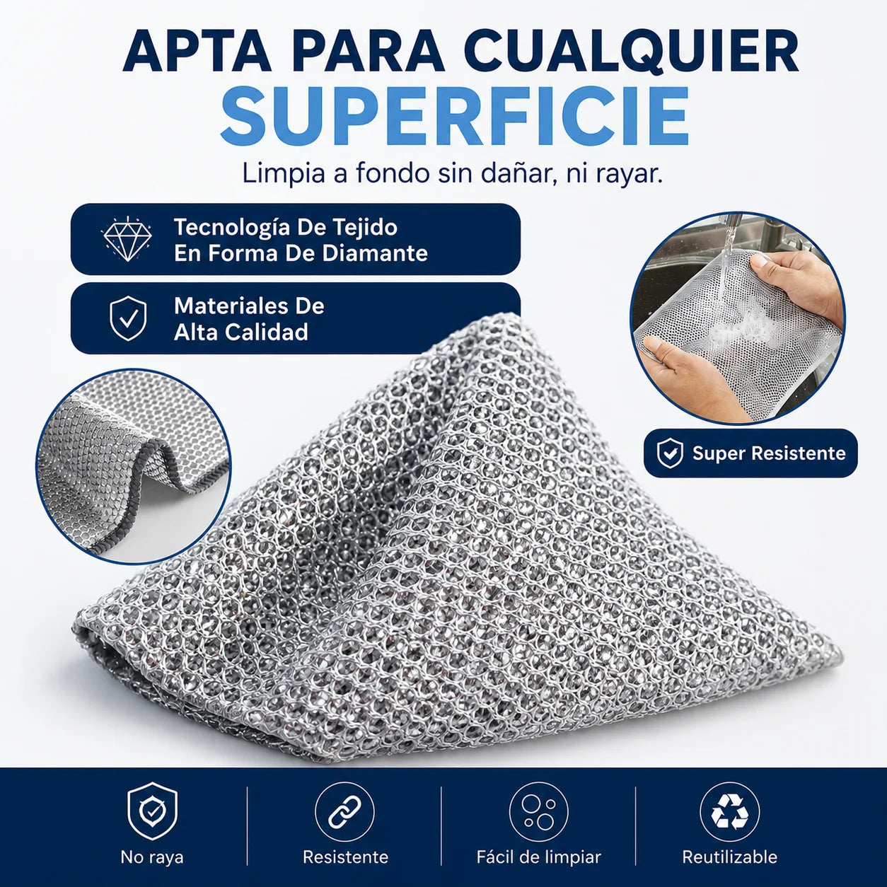 Pack 10 Rejillas Metálica Multiusos- Tu Aliado Ideal En La Cocina