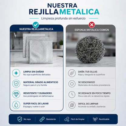 Pack 10 Rejillas Metálica Multiusos- Tu Aliado Ideal En La Cocina