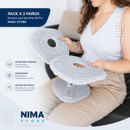 Spin Mop 360 Pro™ – Separa El Agua Limpia De La Sucia