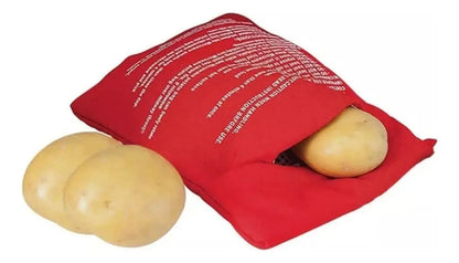Bolsa Tela Papa Batata Zapallo Microondas Reutilizable