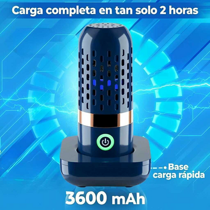 Mini Purificador de Alimentos 99.9% Eliminación Bacterias Verde