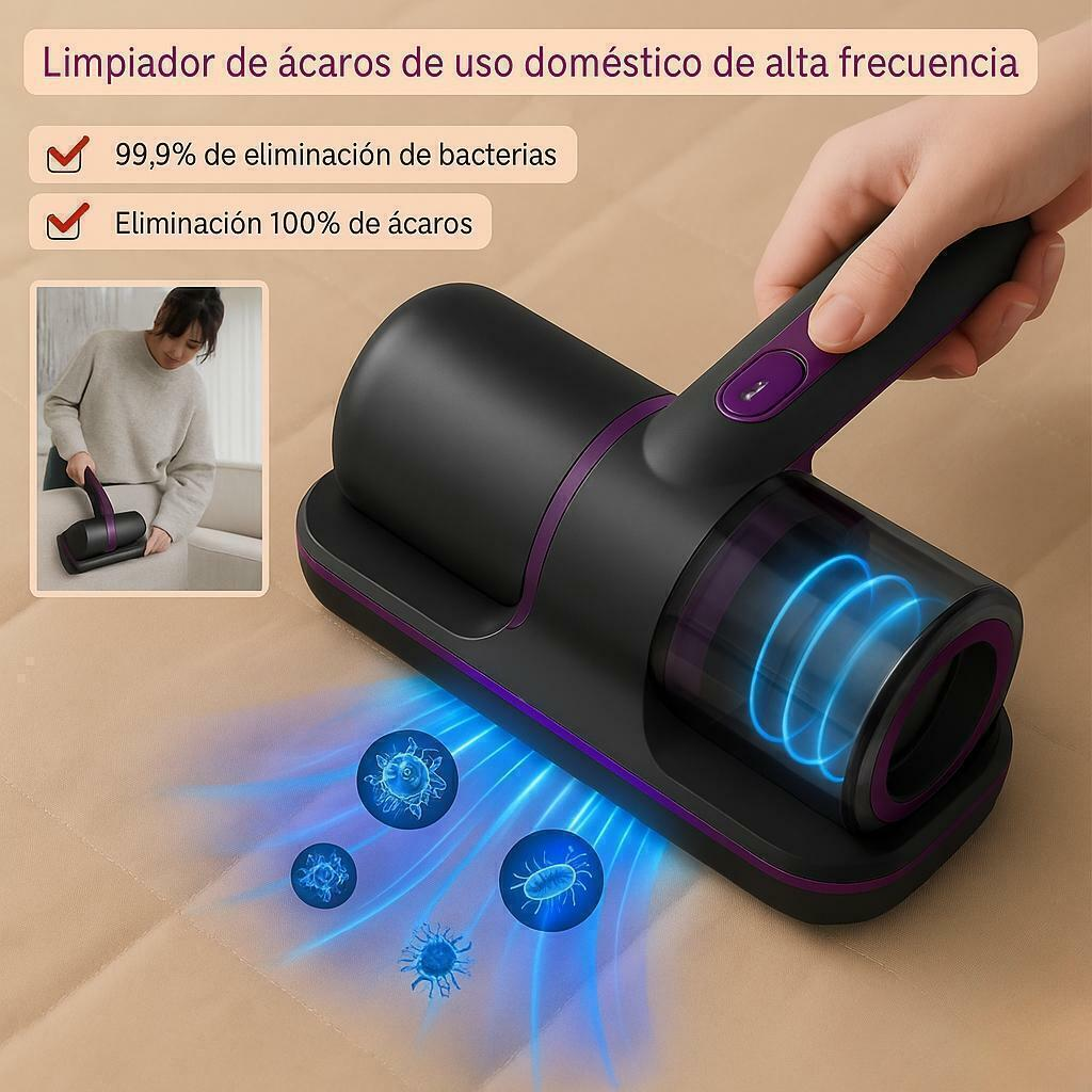 Aspiradora Recargable de Mano Elimina Ácaros