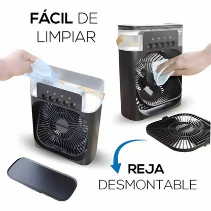 Ventilador Aire Frio Portátil Con Humificador