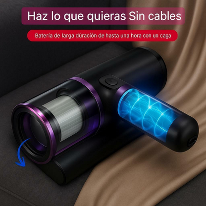 Aspiradora Recargable de Mano Elimina Ácaros