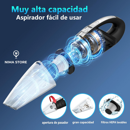 Aspirador de Mano 120W – ¡La Solución Portátil y Poderosa que Necesitás!