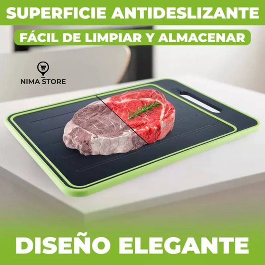 Tabla Para Descongelar Rápido, Afilar, Picar, Rallar 4 en 1