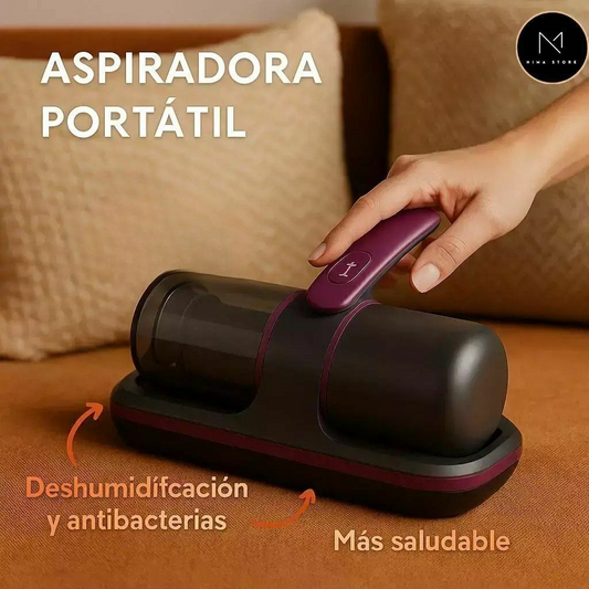 Aspiradora Recargable de Mano Elimina Ácaros