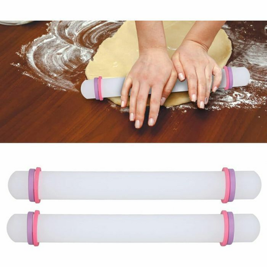 Palo De Amasar Antiadherente 33 Cm Silicona Reposteria