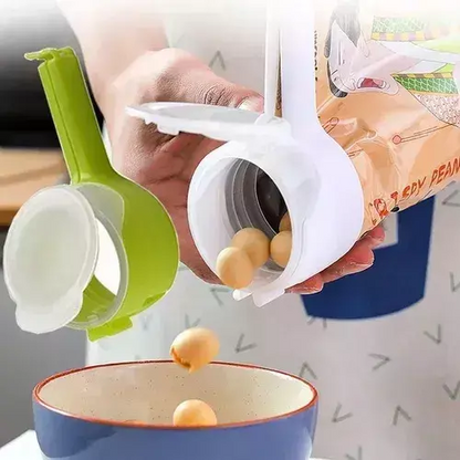 Clip Cierra Bolsa Con Pico Vertedor