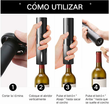 Kit Para Vino Premium 4 en 1