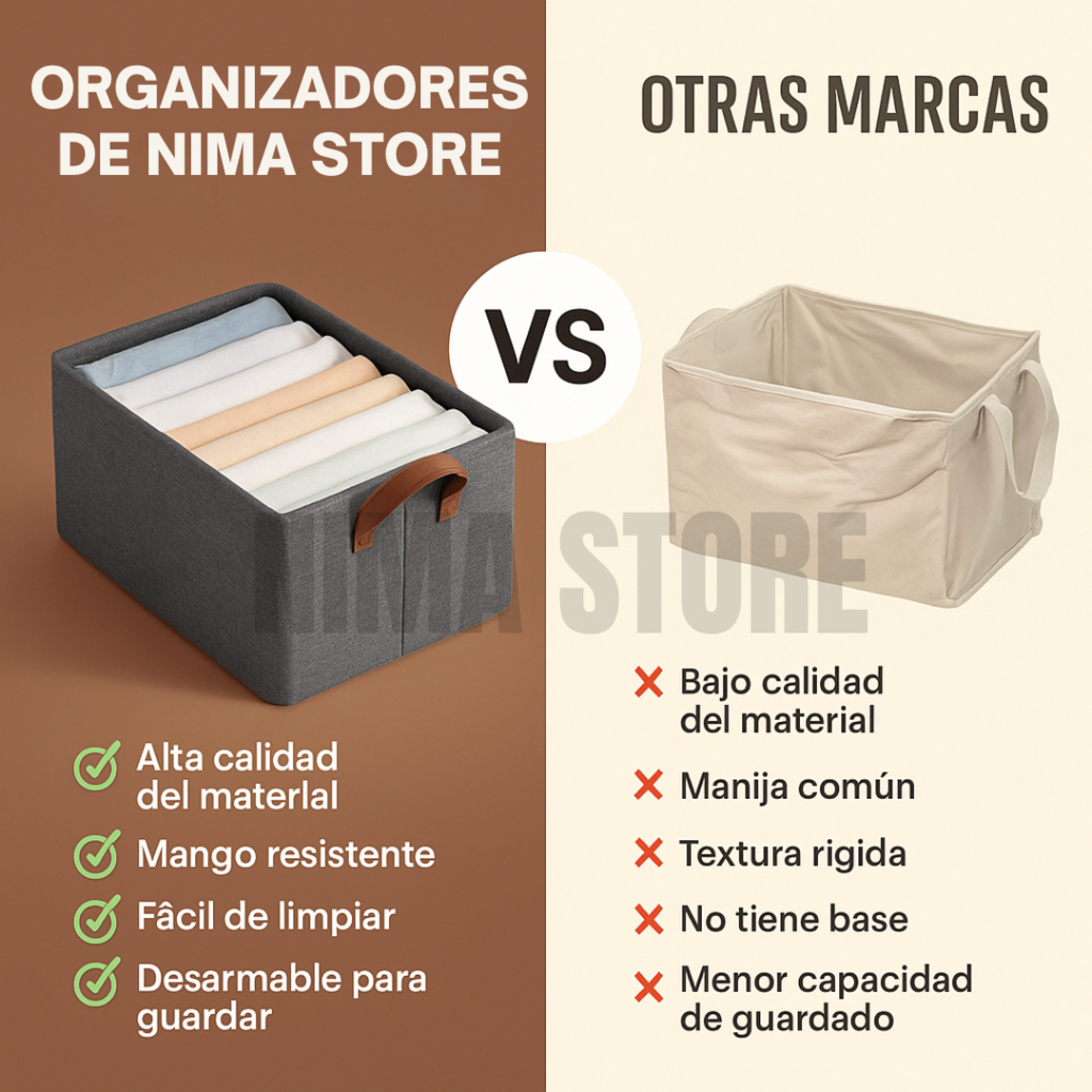 Organizadores de Ropa Plegables Premium (Comprá 1 y lleváte 3)