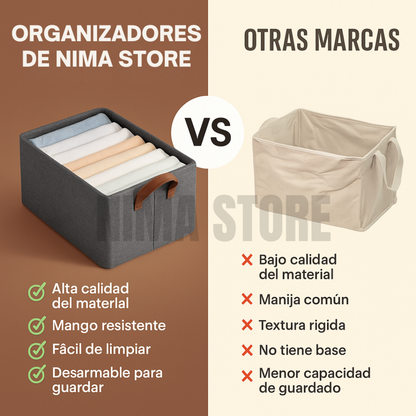 Organizadores de Ropa Plegables Premium (Comprá 1 y lleváte 3)