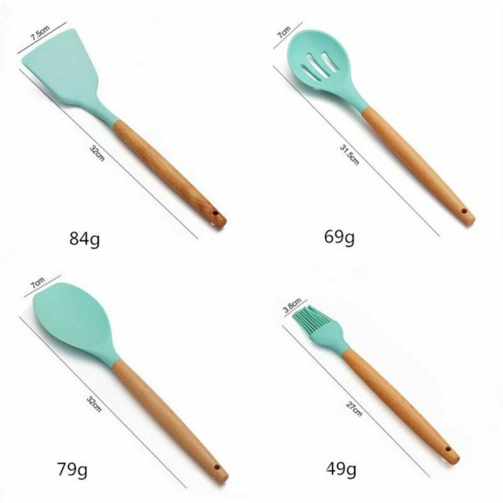 Kit de Utensilios Higiénicos Silicona x12