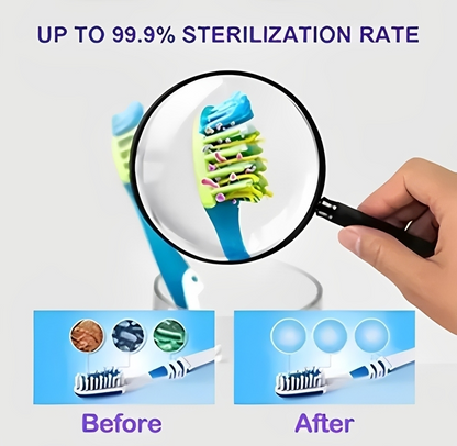Dispenser Esterilizador UV de Cepillo Dental