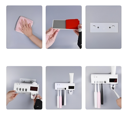 Dispenser Esterilizador UV de Cepillo Dental
