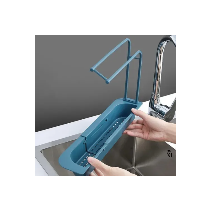 Organizador Porta Esponja Baño Colgante Canilla Ajustable