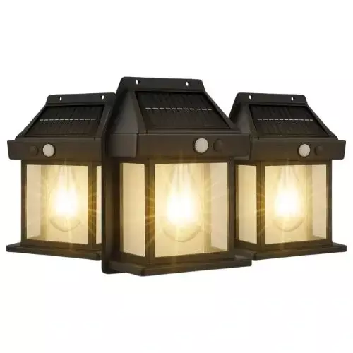 Farol Solar de Pared con Sensor de Movimiento