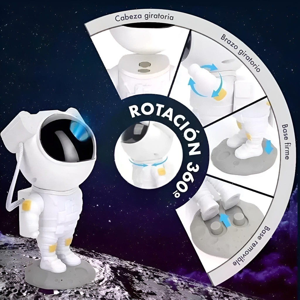 Proyector Astronauta Galaxia