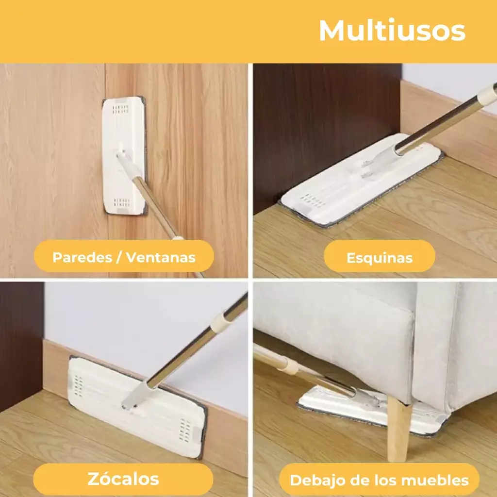 Pack x2 Repuestos Mopa Plana