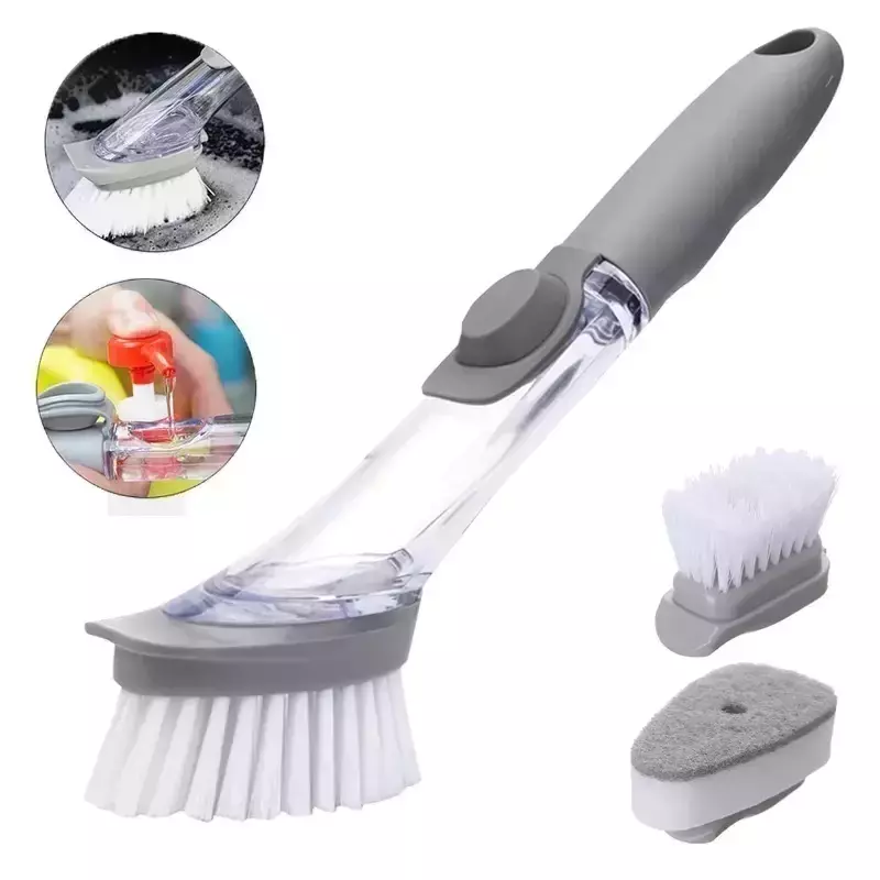 Cepillo Con Dispenser Multiuso