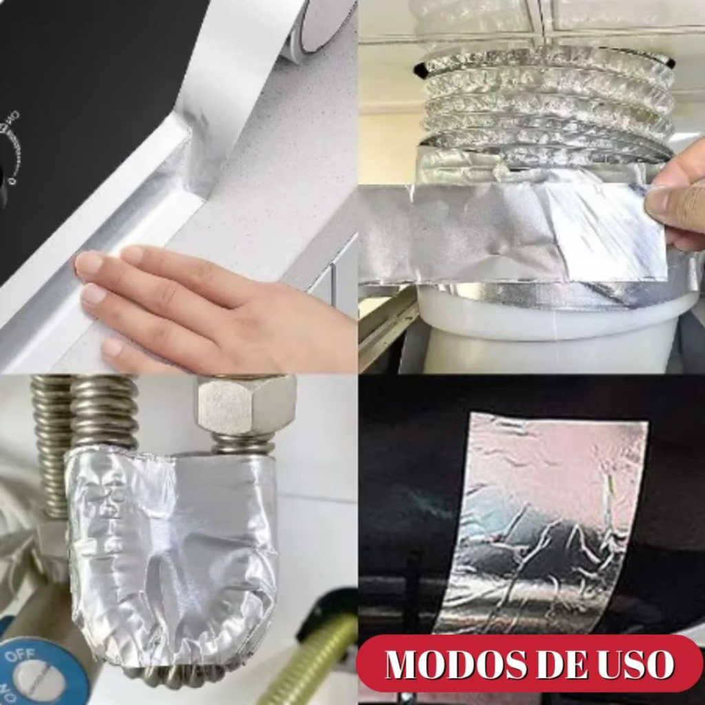 Cinta de Aluminio Resistente