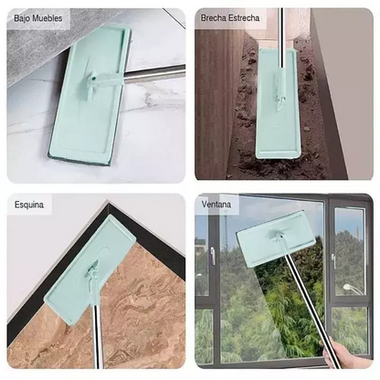 Clean Magic™ | Trapeador Mopa Plano + Balde Escurridor
