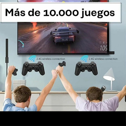 Consola Retro Con 2 Joystick (+10.000 Juegos Incluidos)