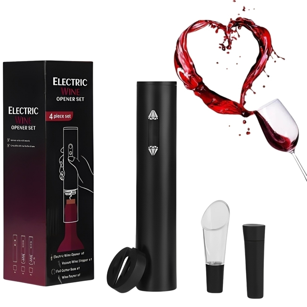 Kit Para Vino Premium 4 en 1