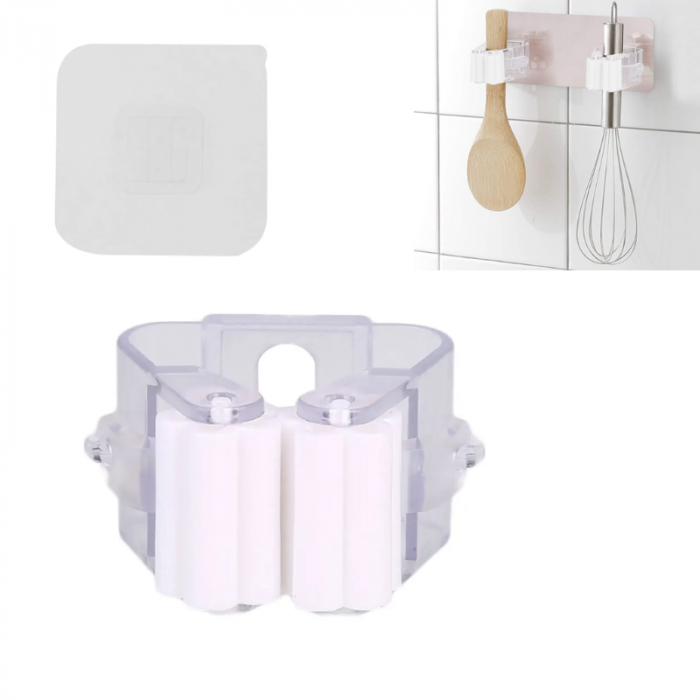 Soporte para Escoba Autoadhesivo