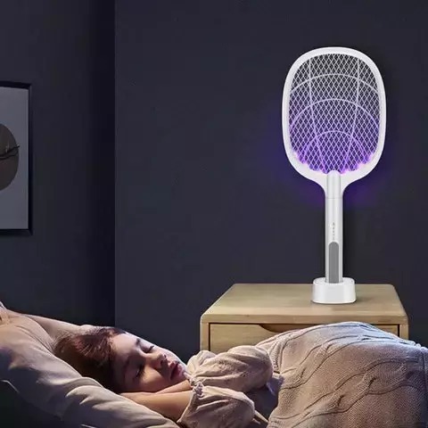 Raqueta Mata Mosquitos Eléctrica Con luz UV