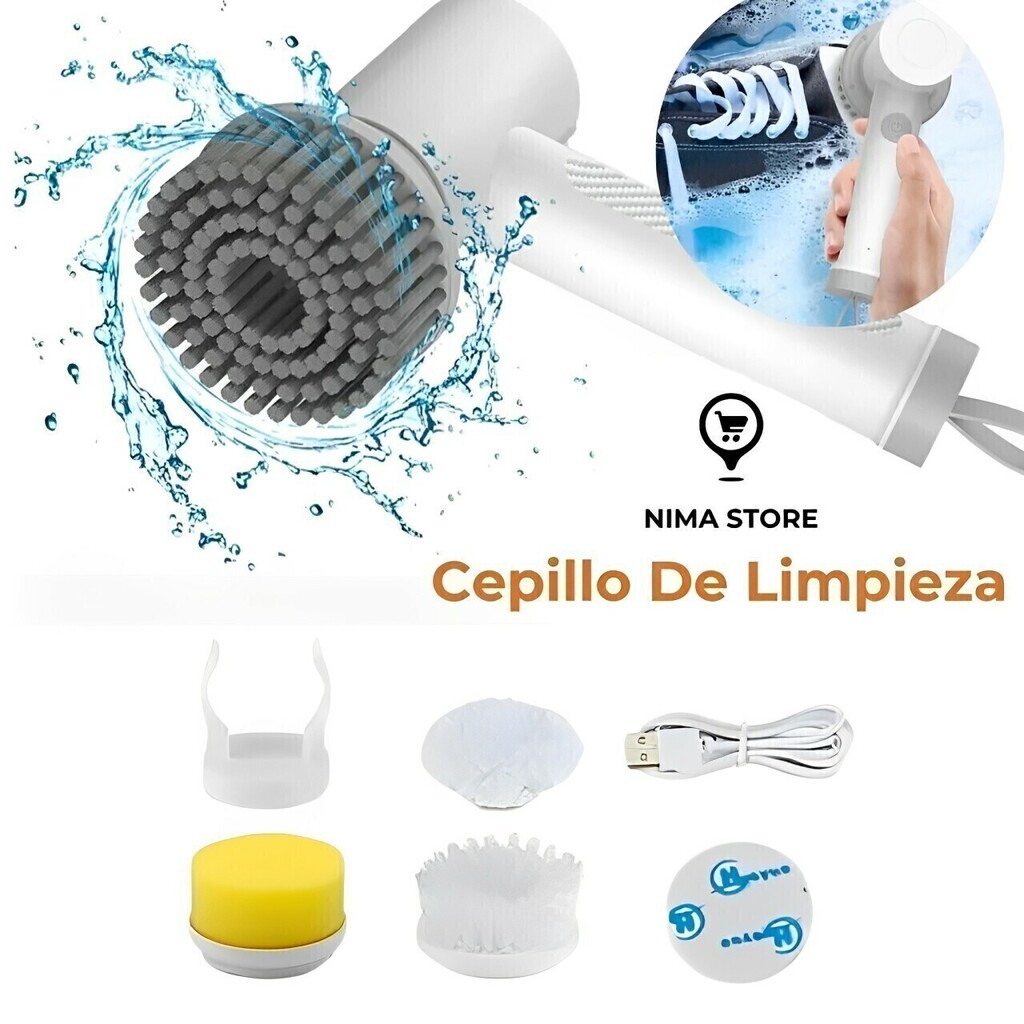 Cepillo de Limpieza Eléctrico Recargable