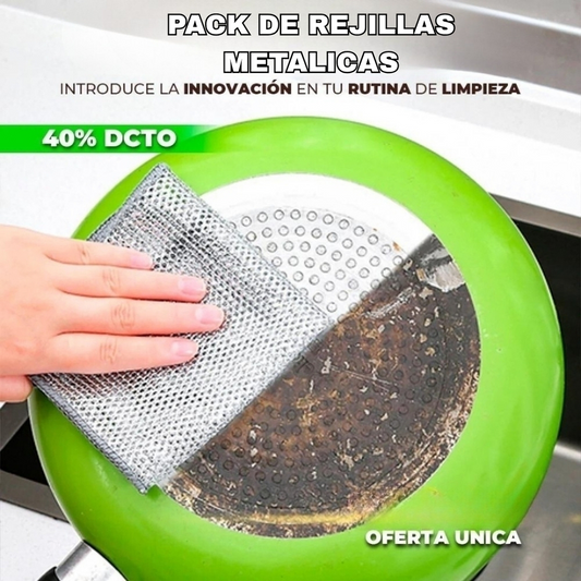 Pack 10 Rejillas Metálica Multiusos- Tu Aliado Ideal En La Cocina