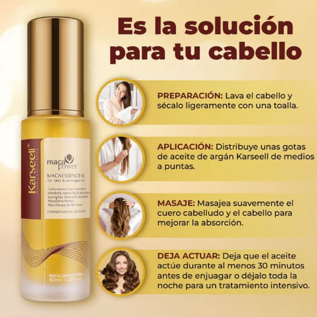 Kit Mascarilla Karseell Colageno + Aceite Maca Karseell Duo