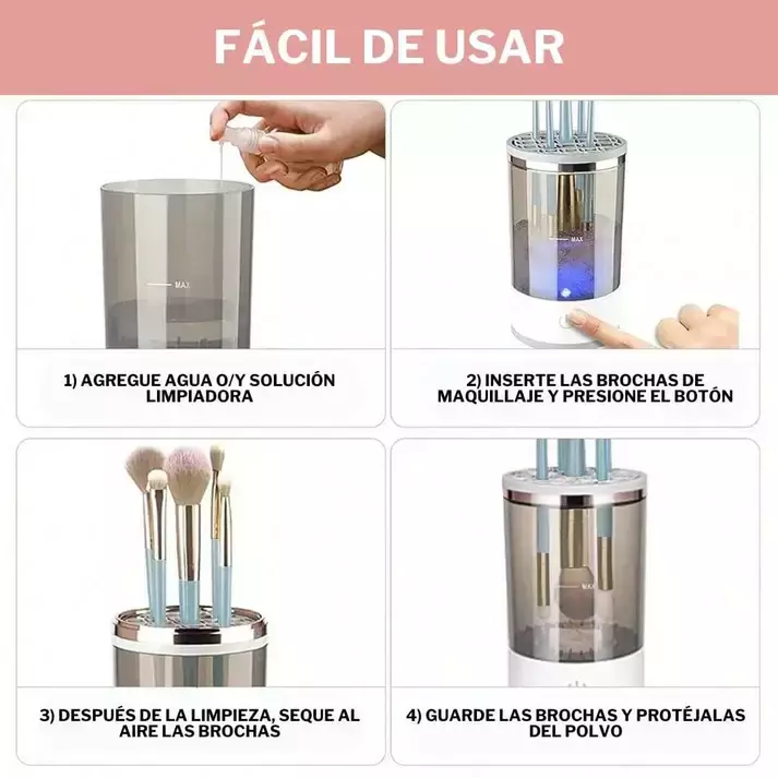 Limpiador de Brochas Electrico
