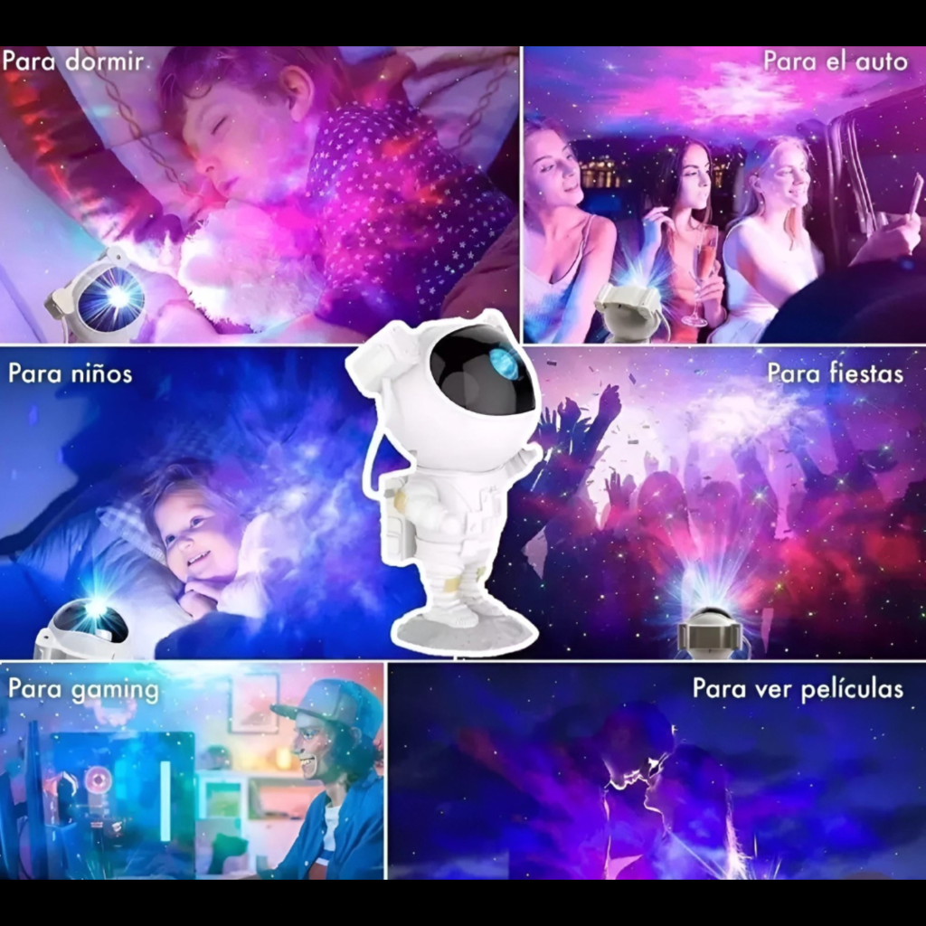 Proyector Astronauta Galaxia