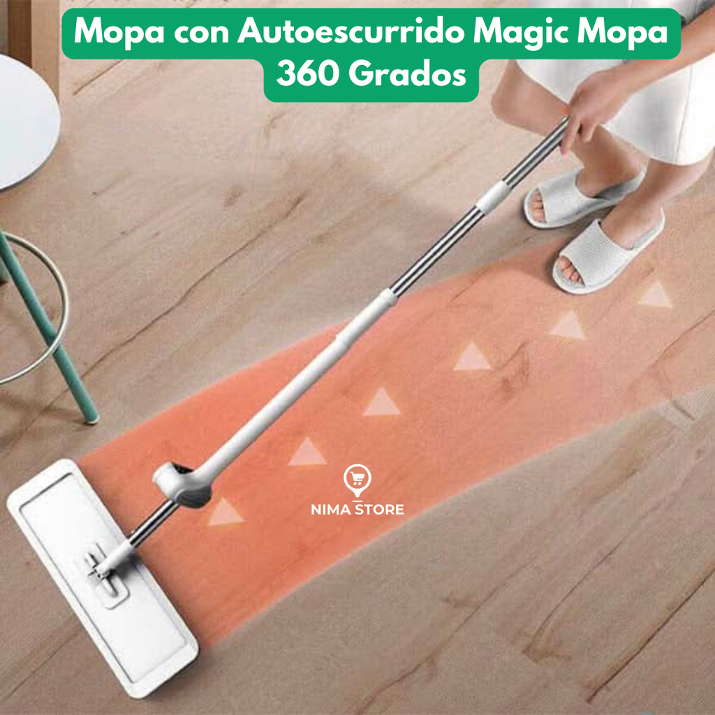 Mopa con Autoescurrido Magic Mop 360 Grados