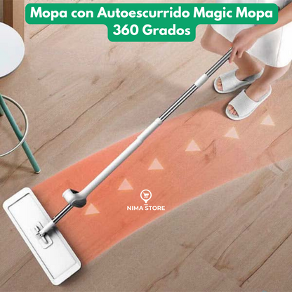Mopa con Autoescurrido Magic Mop 360 Grados
