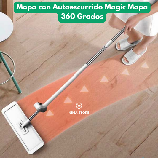 Mopa con Autoescurrido Magic Mop 360 Grados