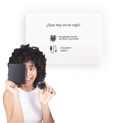 Dispositivo de Rejuvenecimiento Facial | Masajeador Facial de Micro Corriente