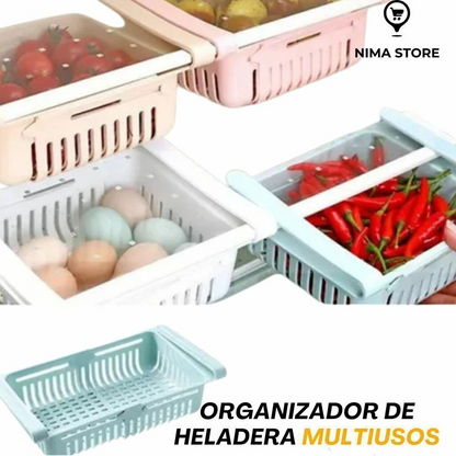Canasto Plegable Organizador de Heladera ( 3 UNIDADES)
