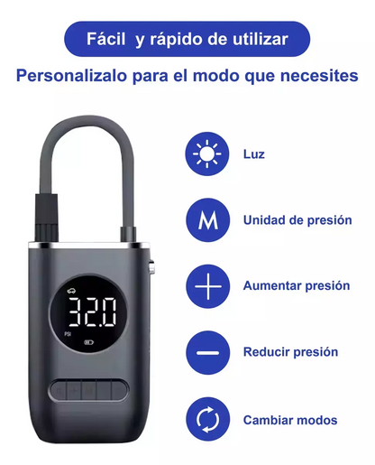 Compresor De Aire Inflador Portatil
