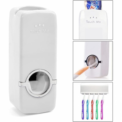 Dispenser de Pasta Dental + Porta Cepillos