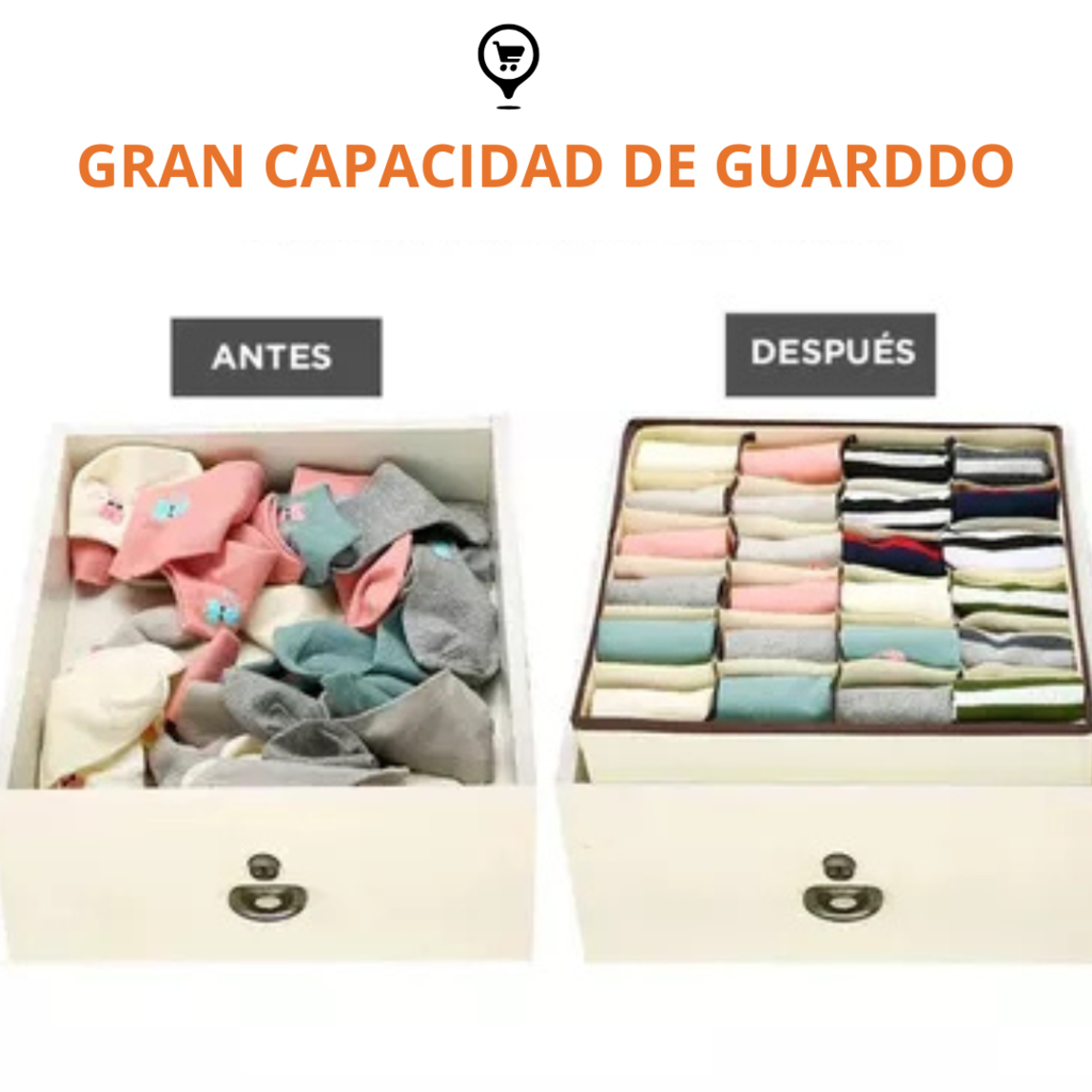 Set X4 Organizador Ropa Interior