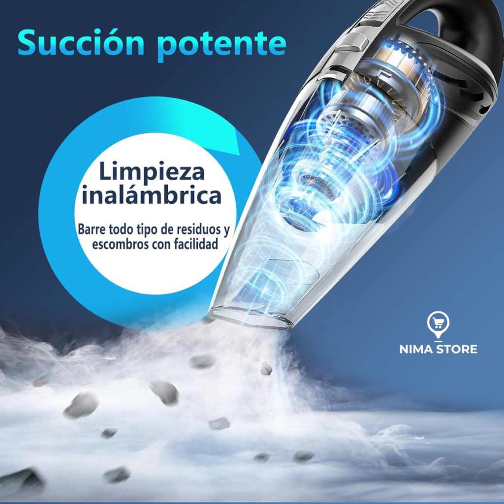 Aspirador de Mano 120W – ¡La Solución Portátil y Poderosa que Necesitás!