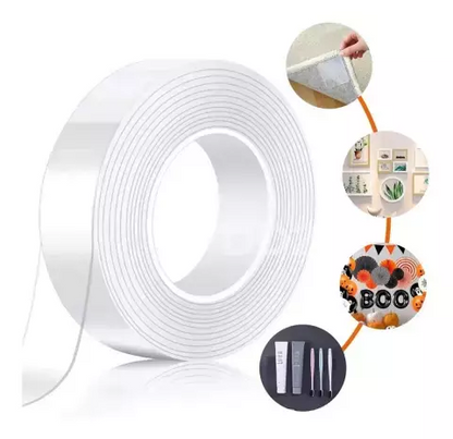 Nano Cinta Doble Faz Lavable y reutilizable